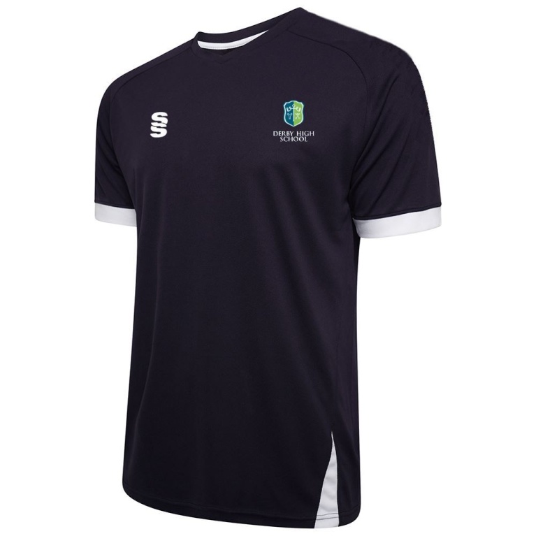 Derby High School Blade T-shirt Navy/White