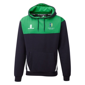 Derby High School Blade Hoody Navy/Emerald/White